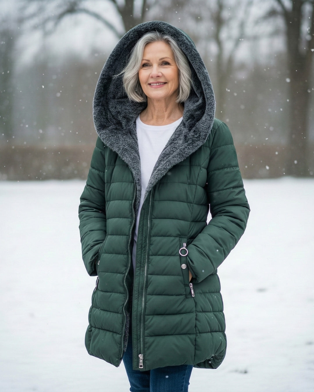 Marilyn™ | Warm Padded Winter Jacket with Hood