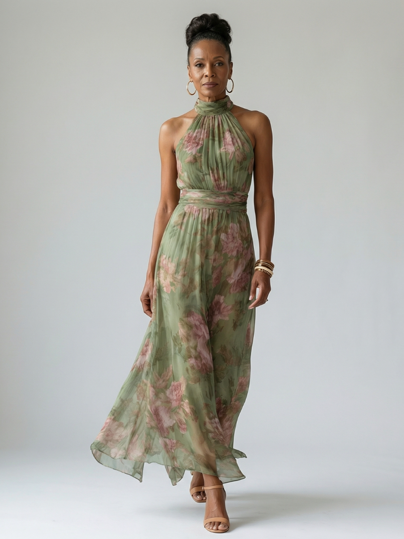 Danielle™ | Tummy-Flattering Pleated Midi Dress
