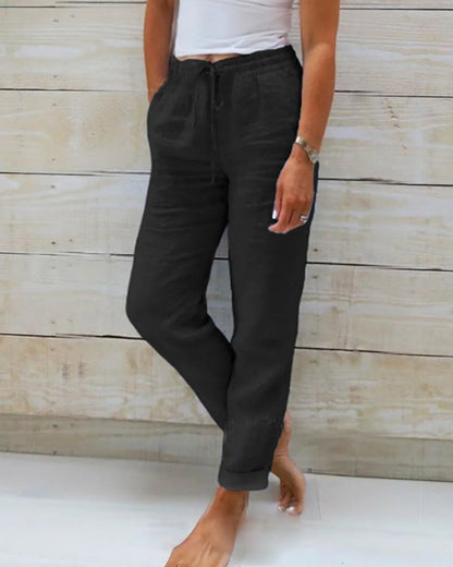 Denise™ | Comfortable Wide Leg Pants with Drawstring 4