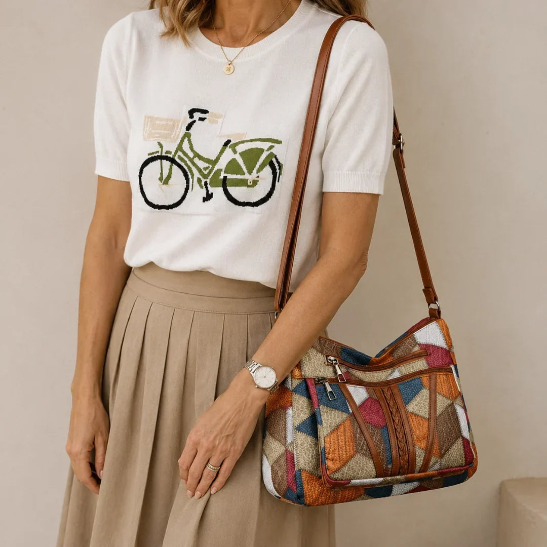 Linda™ | Colorful Patchwork Shoulder Bag 2
