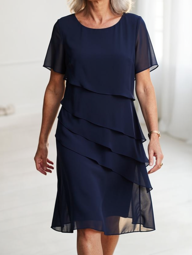 Lorraine™ | Tummy-Flattering Ruffle Dress