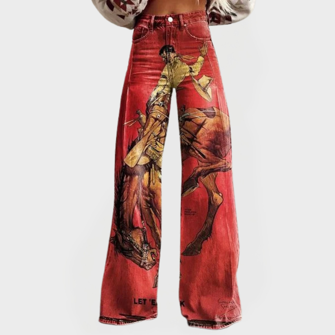 Elegant everyday jeans with wide leg