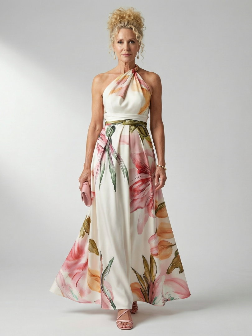Rachel™ | Tummy-Flattering Floral Maxi Dress