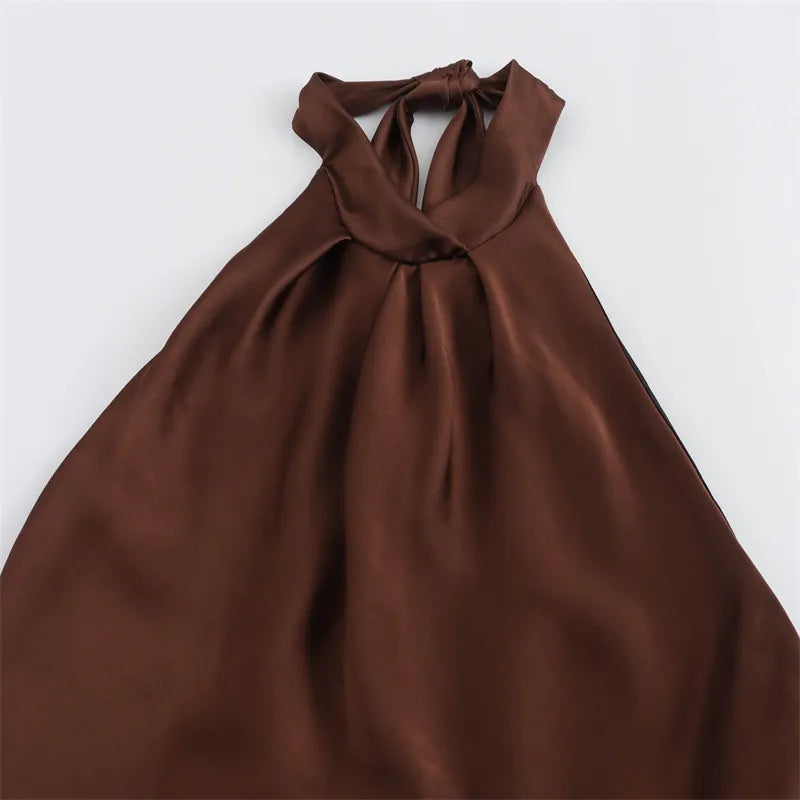 Satin Gate Dress