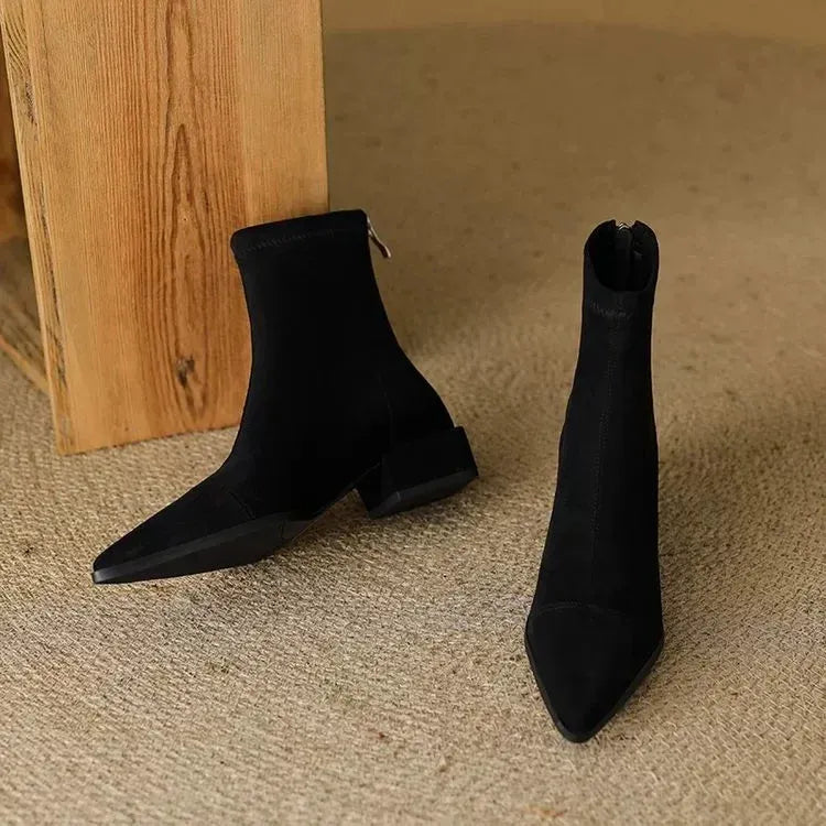 Linda™ | Orthopedic Suede Ankle Boots with Low Heel