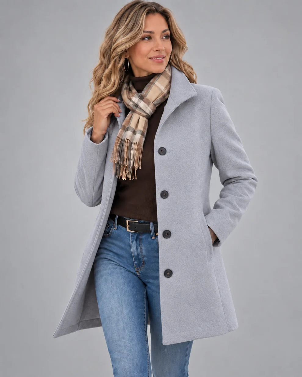Lily™ | Elegant Classic Coat With Buttons