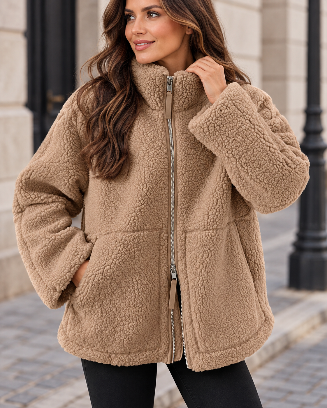 Linda™ | Warm Teddy Coat