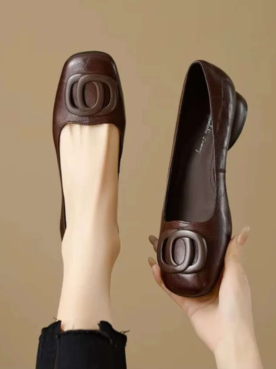 Nancy™ | Comfortable Orthopedic Ballerinas with Square Toe 3