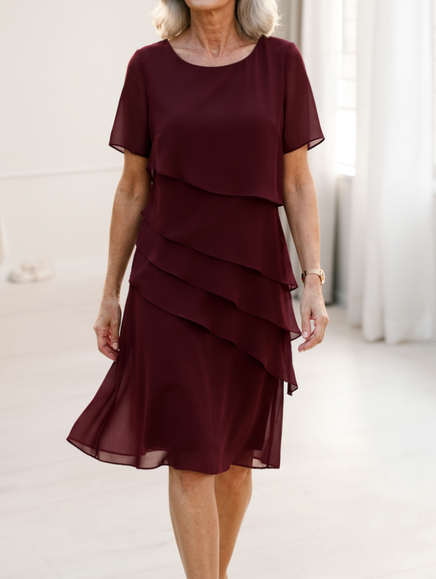 Lorraine™ | Tummy-Flattering Ruffle Dress