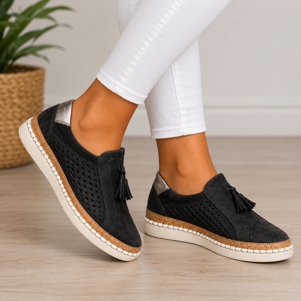 Karen™ | Orthopedic Slippers with Tassels