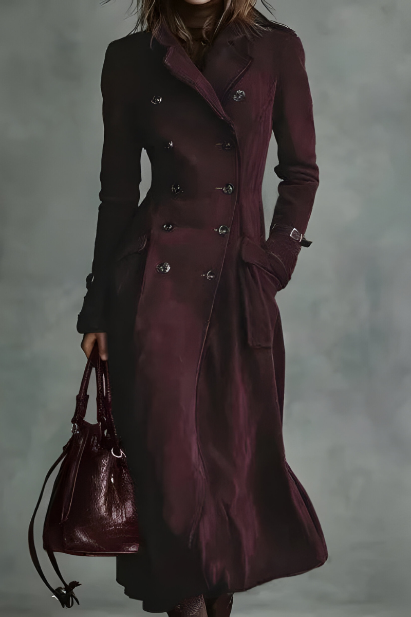 Chloe™ | Stylish Tailored Long Coat