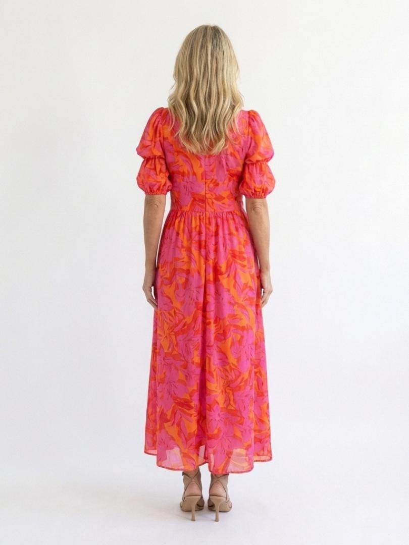 Willow™ | Tummy-Flattering Floral Midi Dress