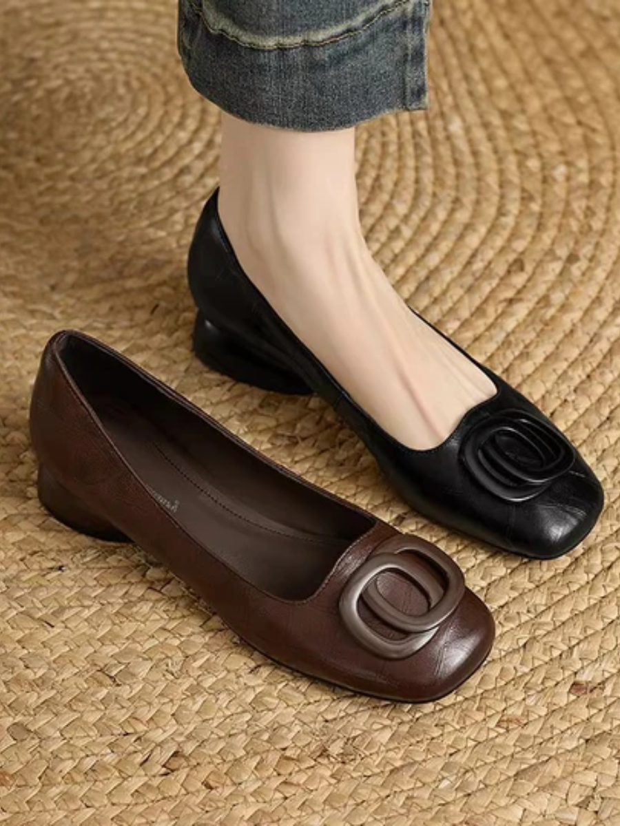 Nancy™ | Comfortable Orthopedic Ballerinas with Square Toe 4