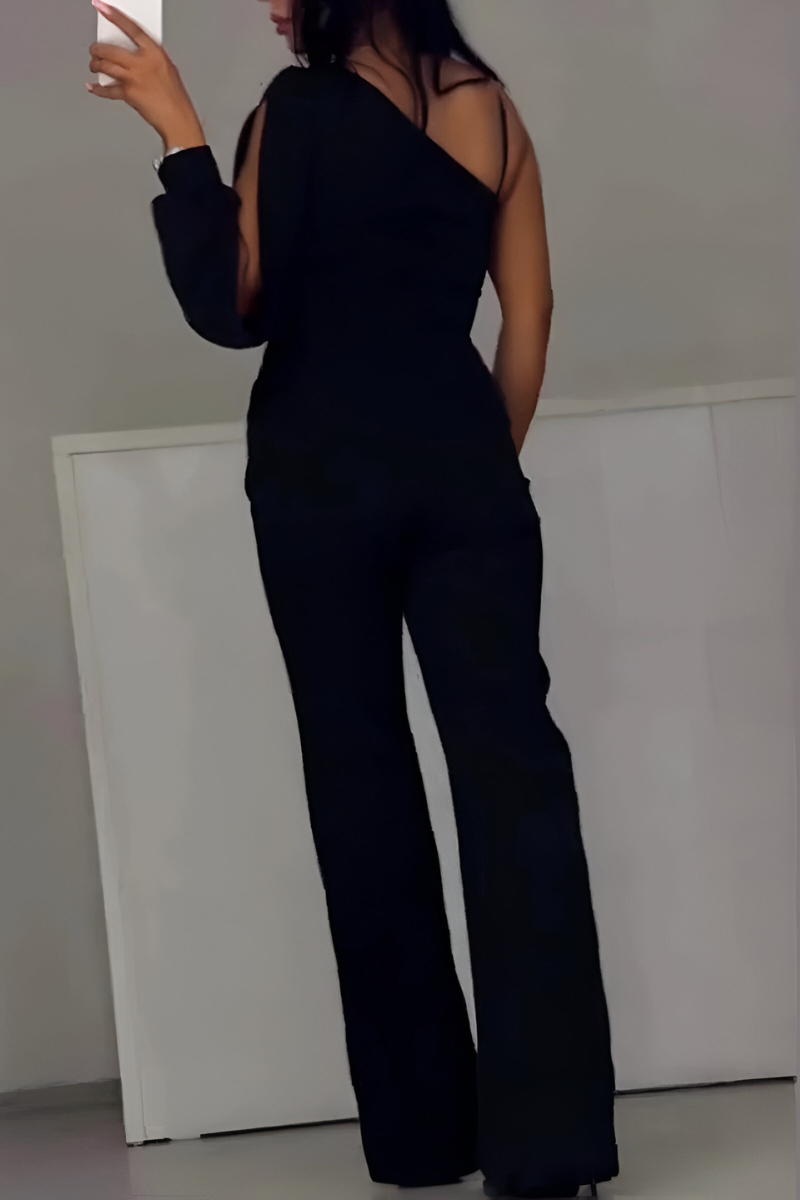 Ines modern wide-leg jumpsuit back view