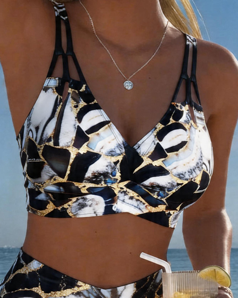Cutout Strap Bikini Designer