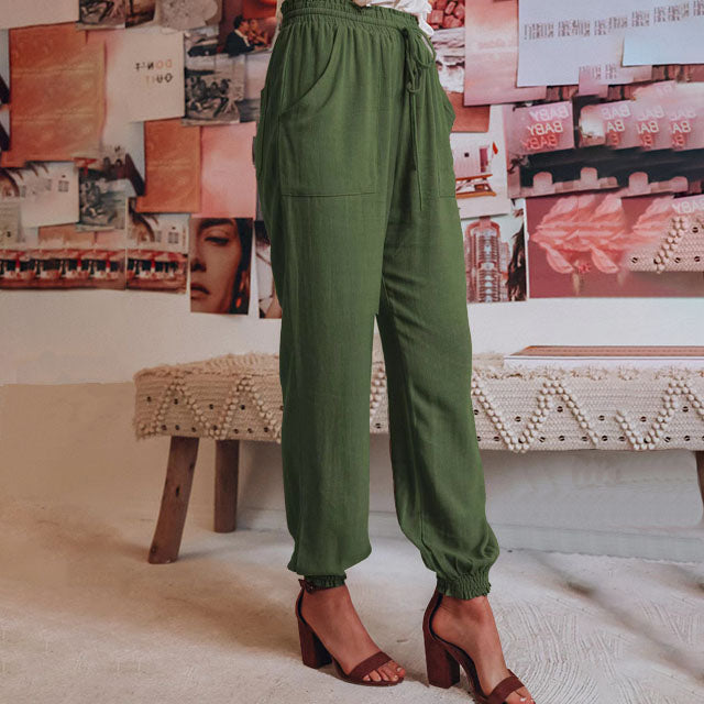 Kaeli – Elegant Jogging Pants with Drawstrings