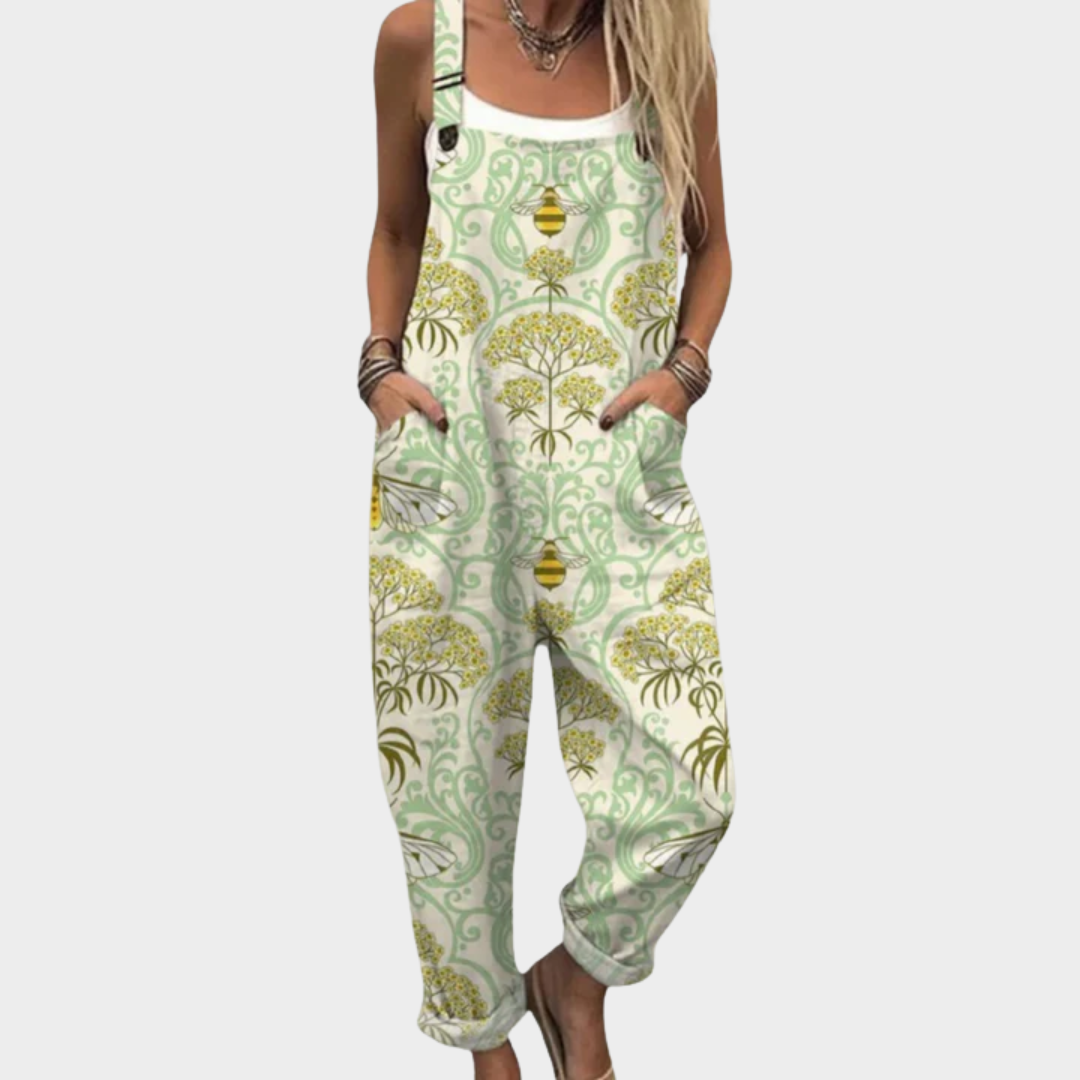 Comfortable Printed Jumpsuit