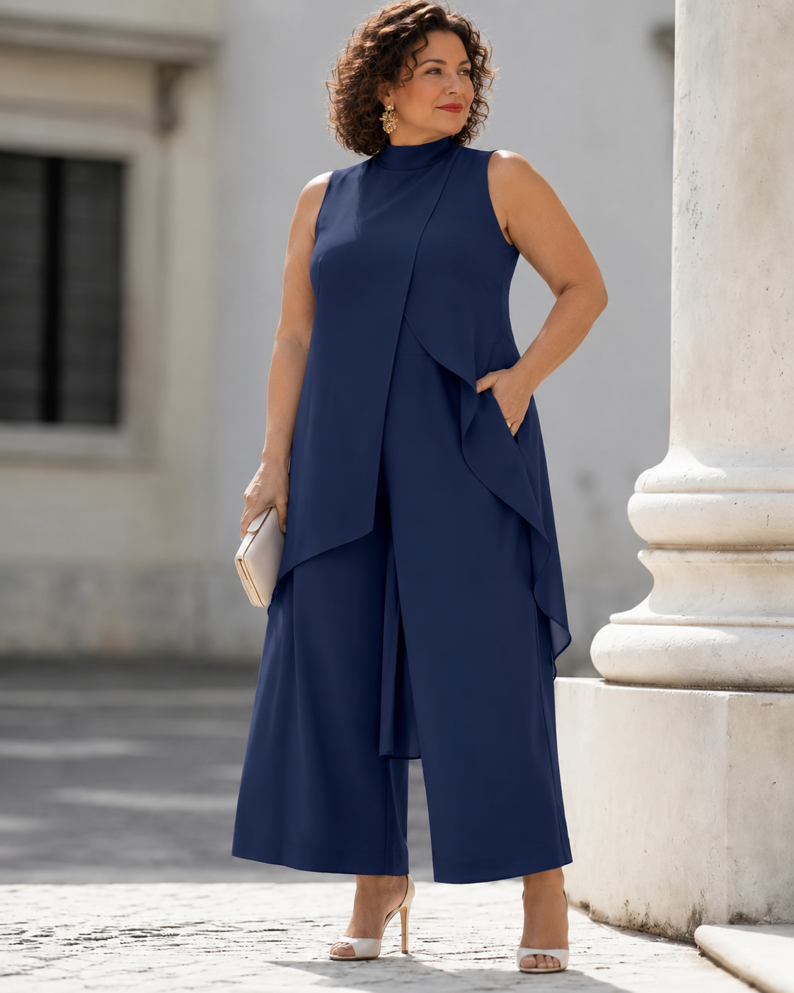 Stella™ | Elegant Sleeveless 2-Piece Tummy-Flattering Set