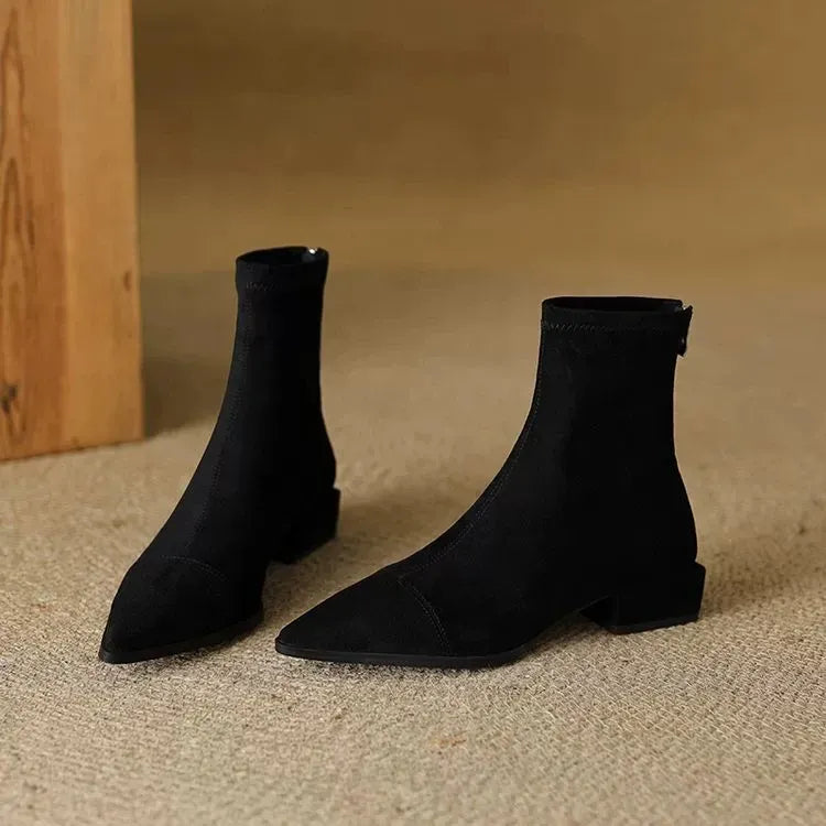 Linda™ | Orthopedic Suede Ankle Boots with Low Heel