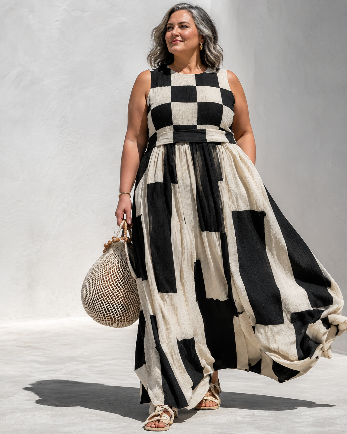 Lily™ | Elegant Tummy-Flattering Sleeveless Maxi Dress