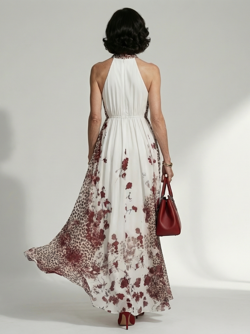 Marley™ | Tummy-Flattering Pleated Maxi Dress