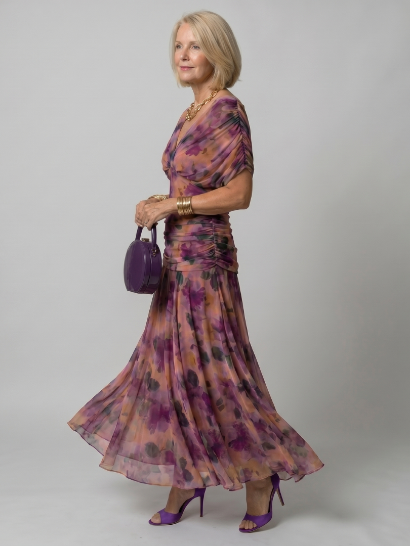 Samantha™ | Tummy-Flattering Midi Dress