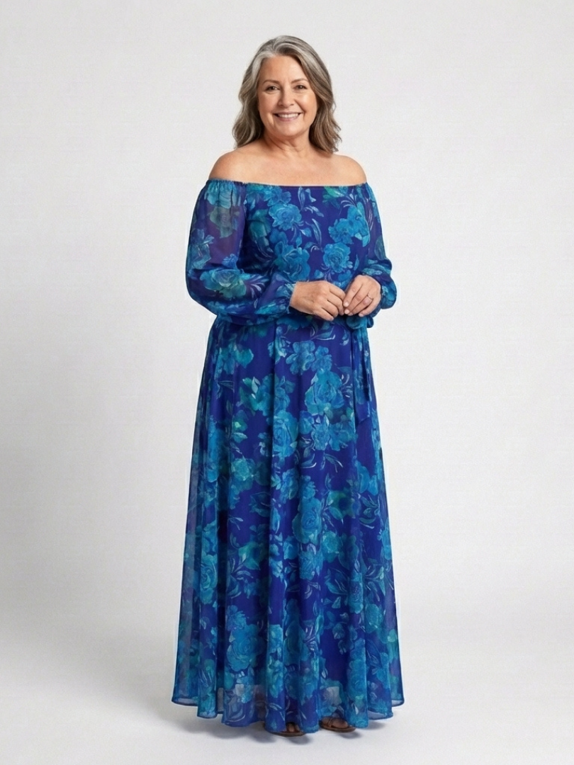 Aspen™ | Tummy-Flattering Floral Maxi Dress