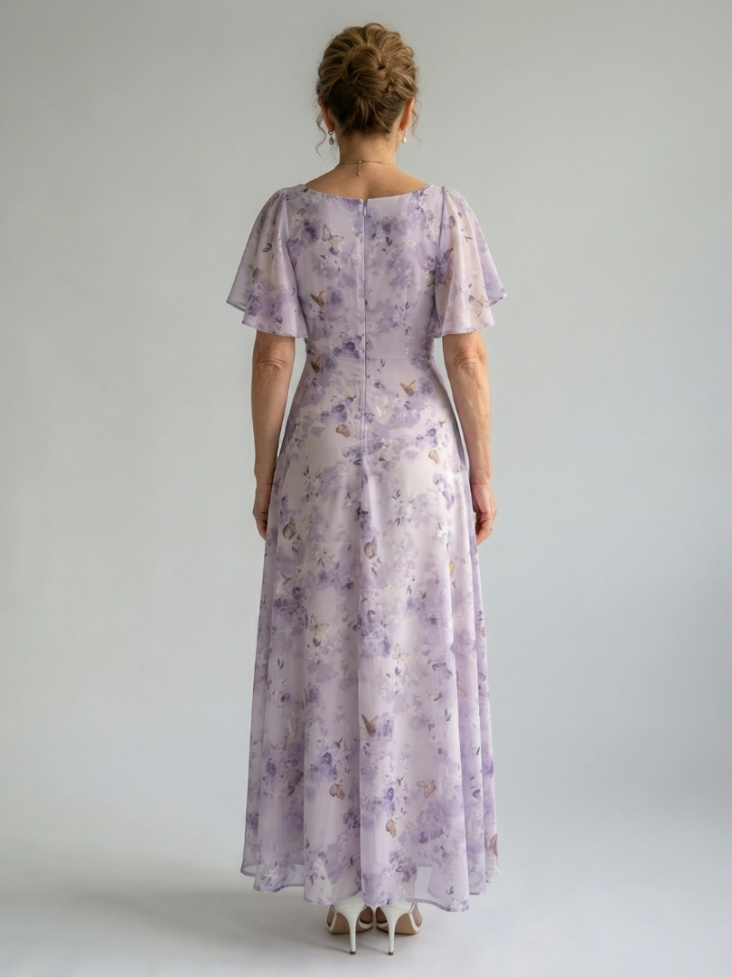 Harlow™ | Tummy-Flattering Floral Midi Dress