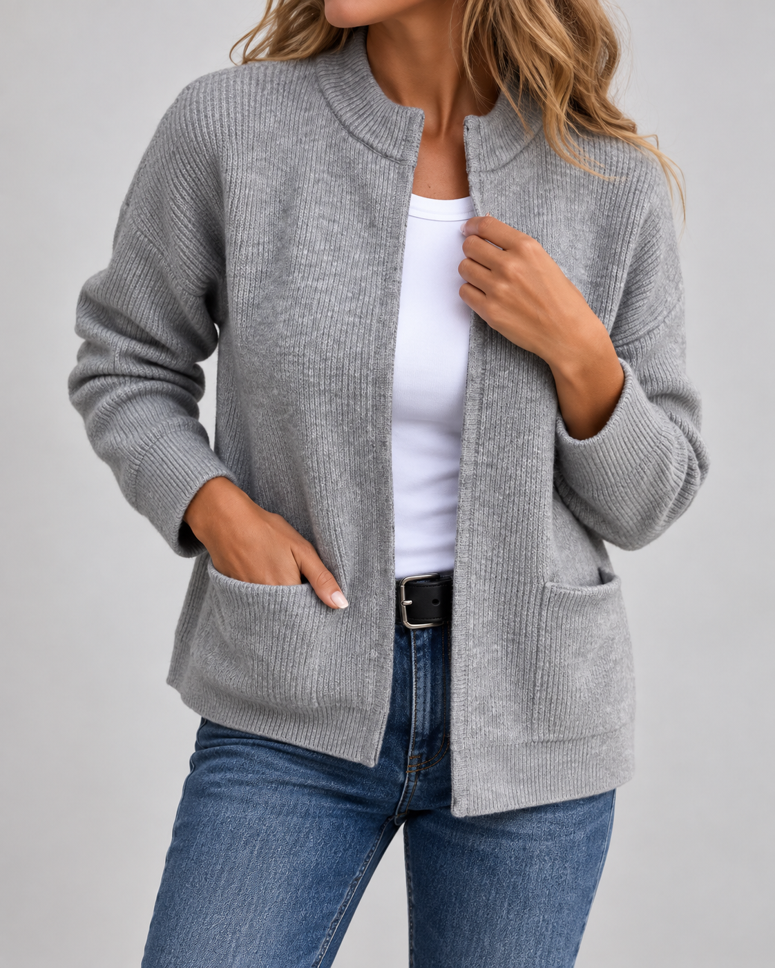 Donna™ | Warm Knitted Cardigan with Pockets