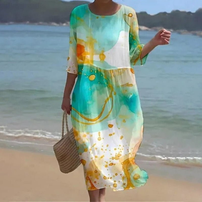 Sienna | Sunset Flower Dress