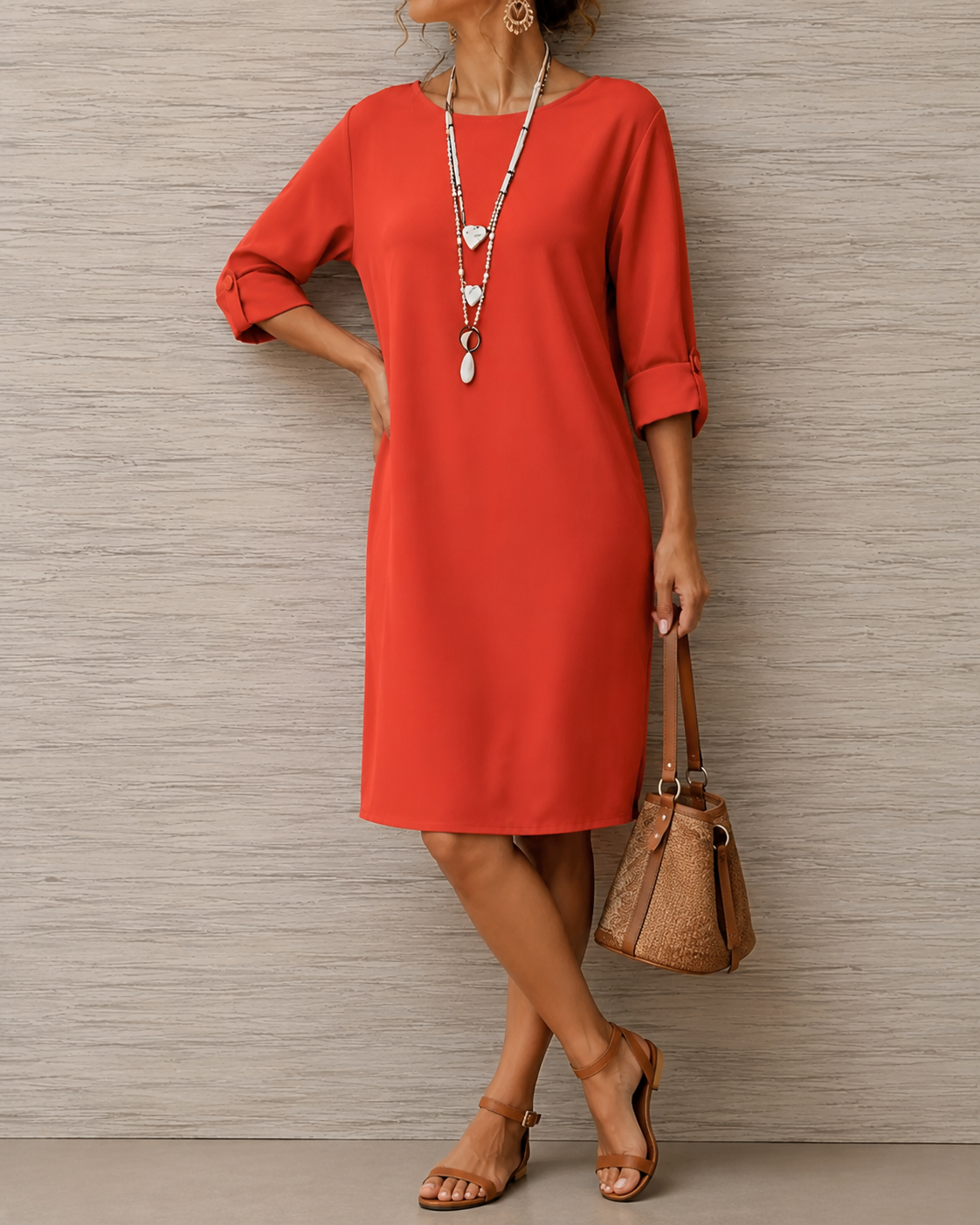Susan™ | Tummy-Control Midi Dress with Pockets (1+1 FREE)