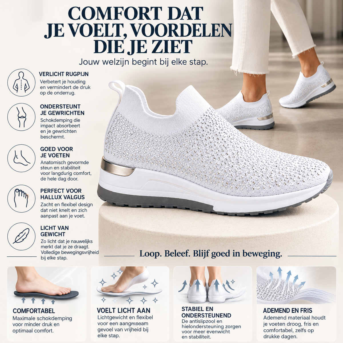 Donna™ | Orthopedic Breathable Slip-On Sneakers