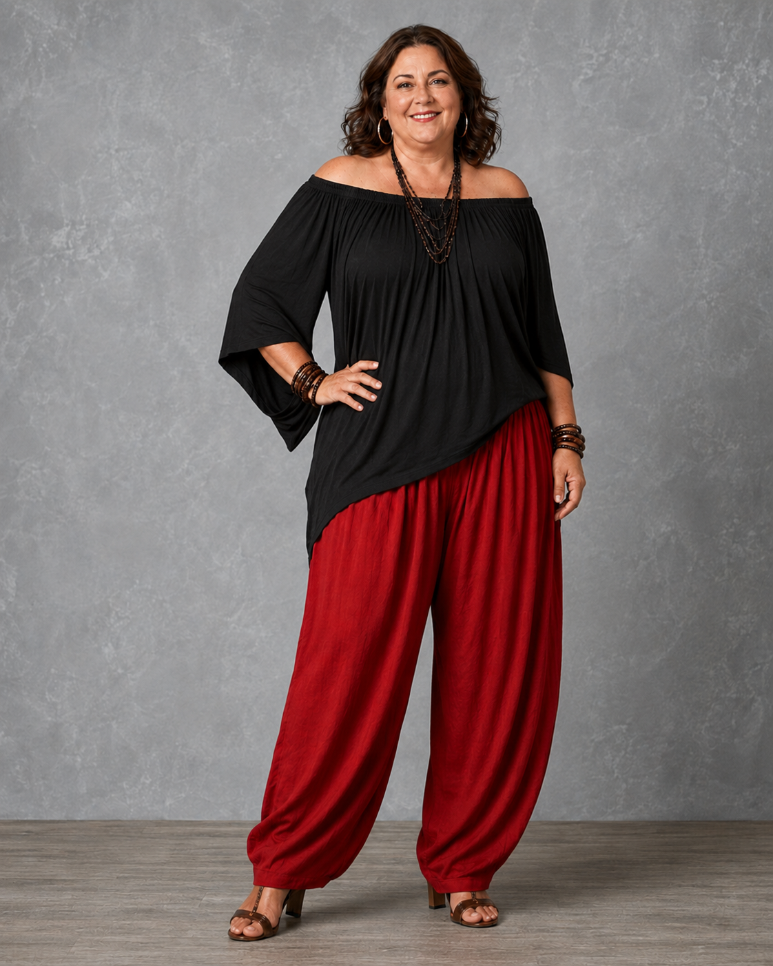 Hazel™ | Relaxed Off-Shoulder 2-Piece Set