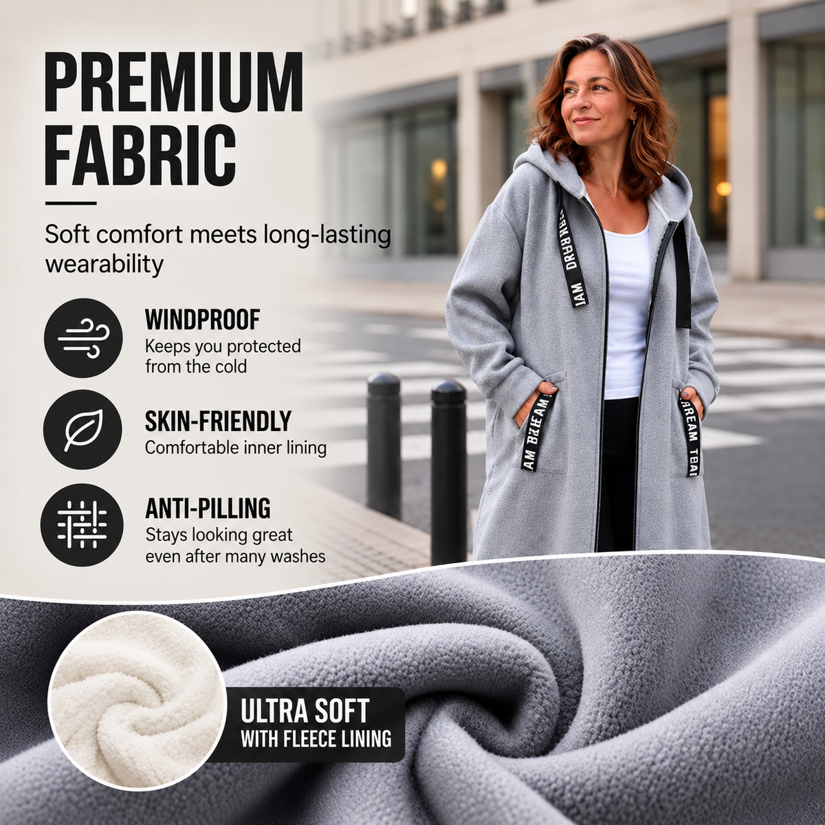 Leah™ | Comfortable Hoodie Jacket