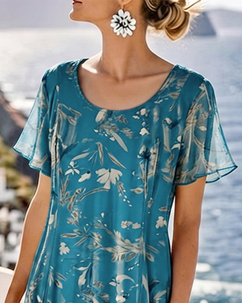 María | Loose and Light Floral Midi Dress