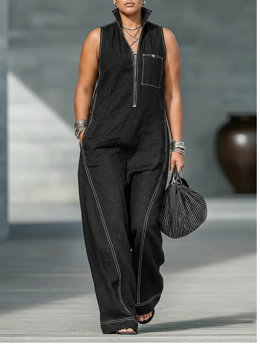 VELMA™ - ELEGANT SLEEVELESS JUMPSUIT