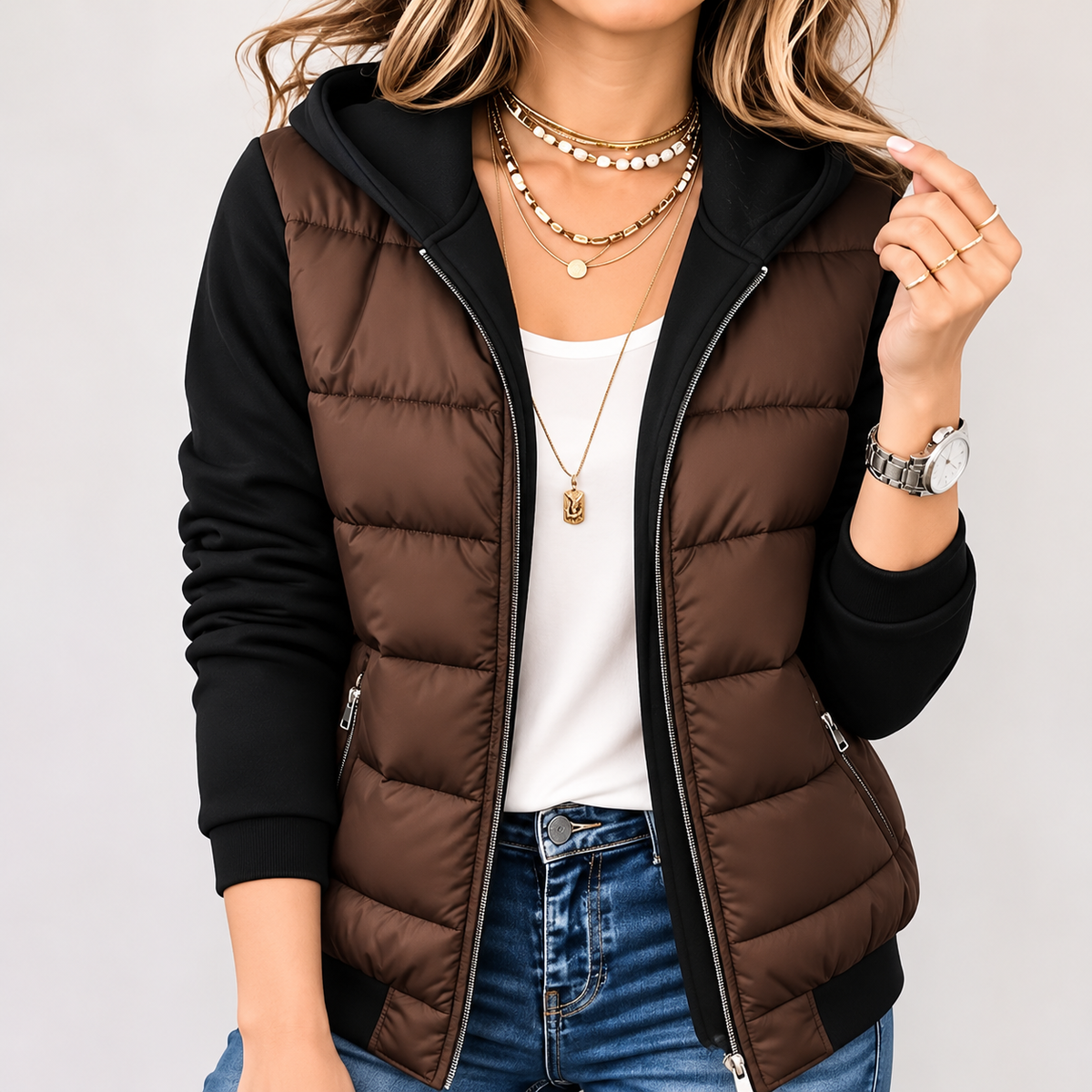 Donna™ | Padded Jacket with Hood