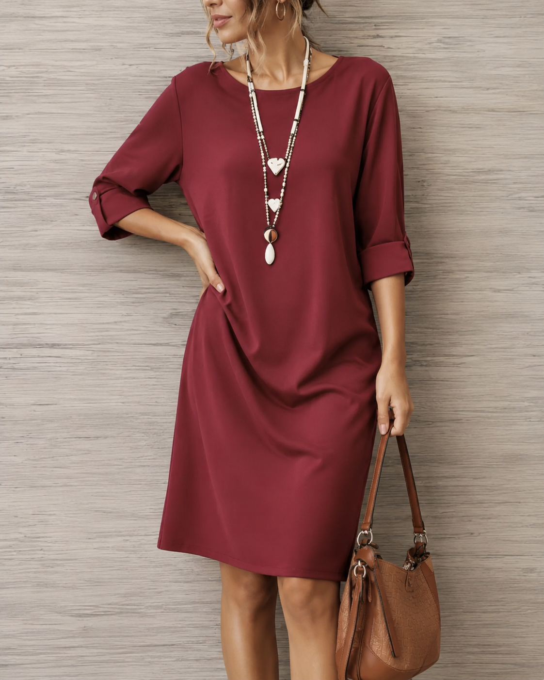 Susan™ | Tummy-Control Midi Dress with Pockets (1+1 FREE)