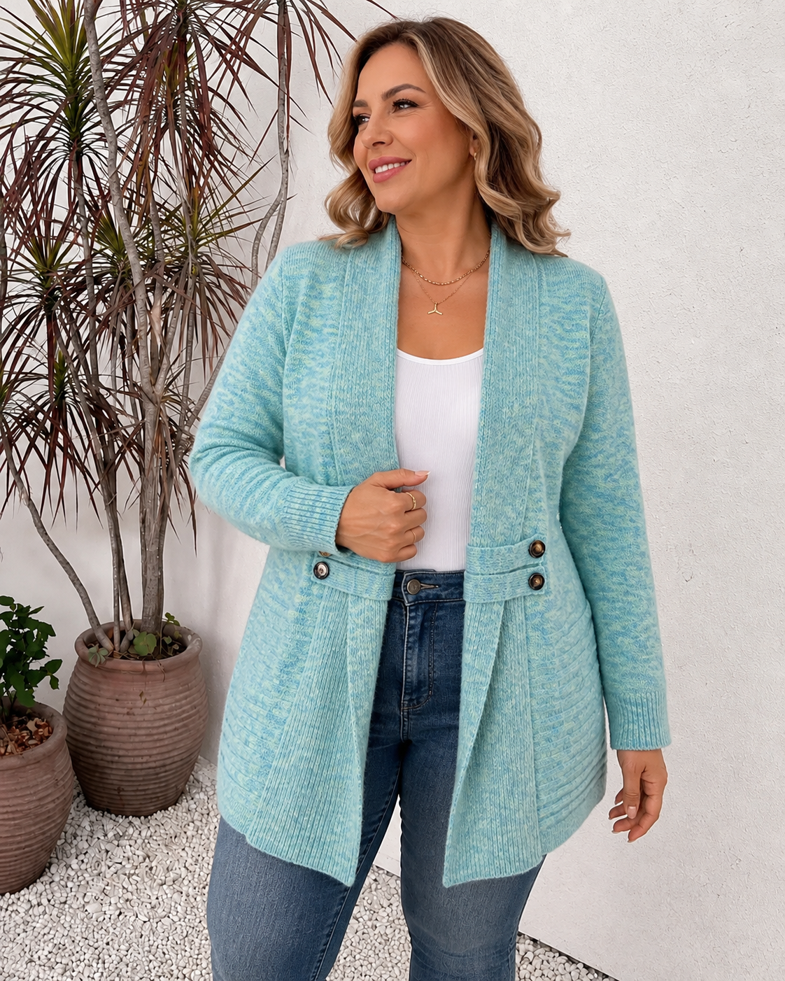 Hazel™ | Comfortable Knit Cardigan Tummy-Flattering