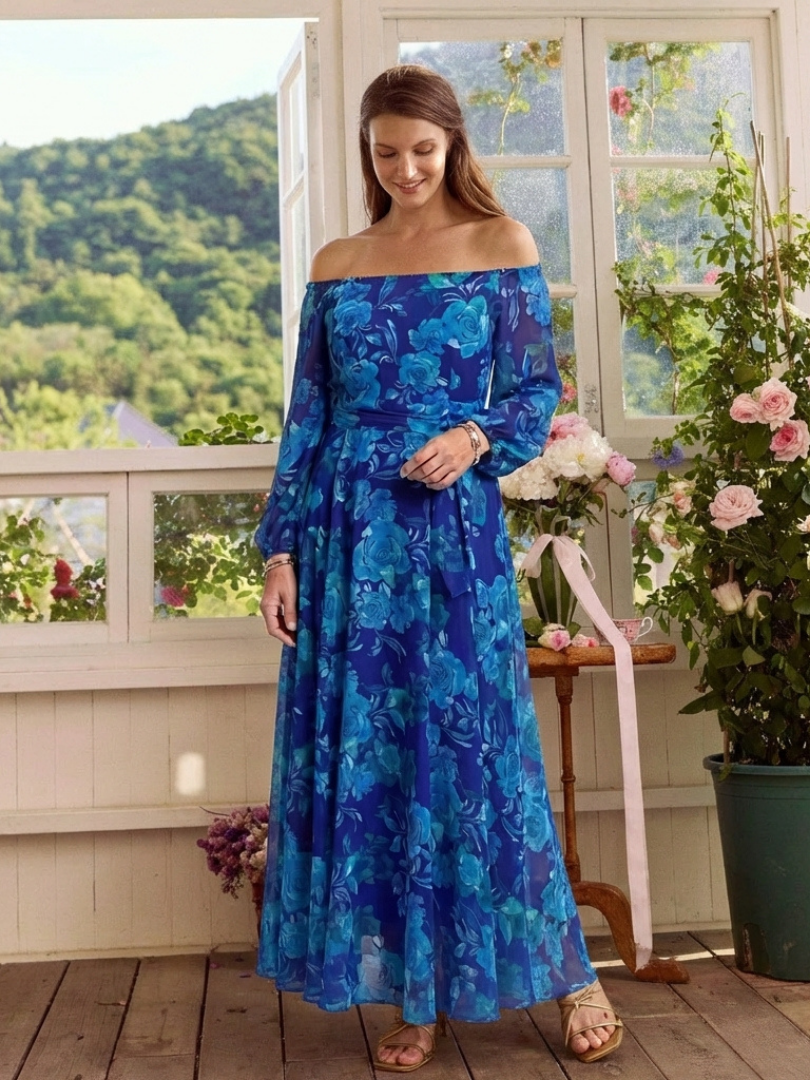 Aspen™ | Tummy-Flattering Floral Maxi Dress