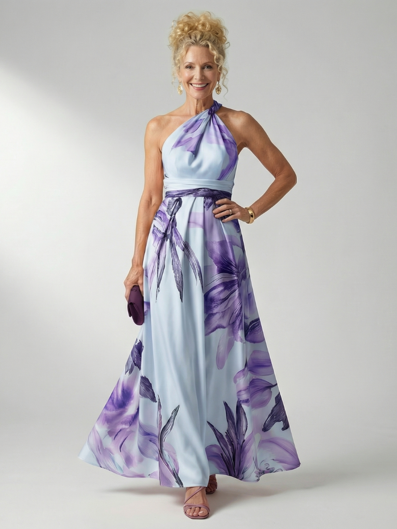 Rachel™ | Tummy-Flattering Floral Maxi Dress