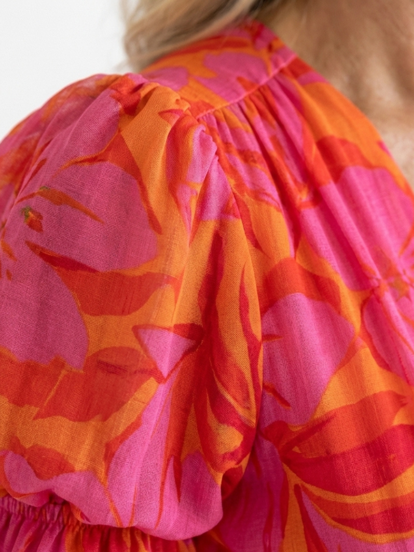 Willow™ | Tummy-Flattering Floral Midi Dress