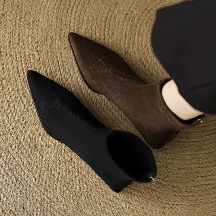 Linda™ | Orthopedic Suede Ankle Boots with Low Heel