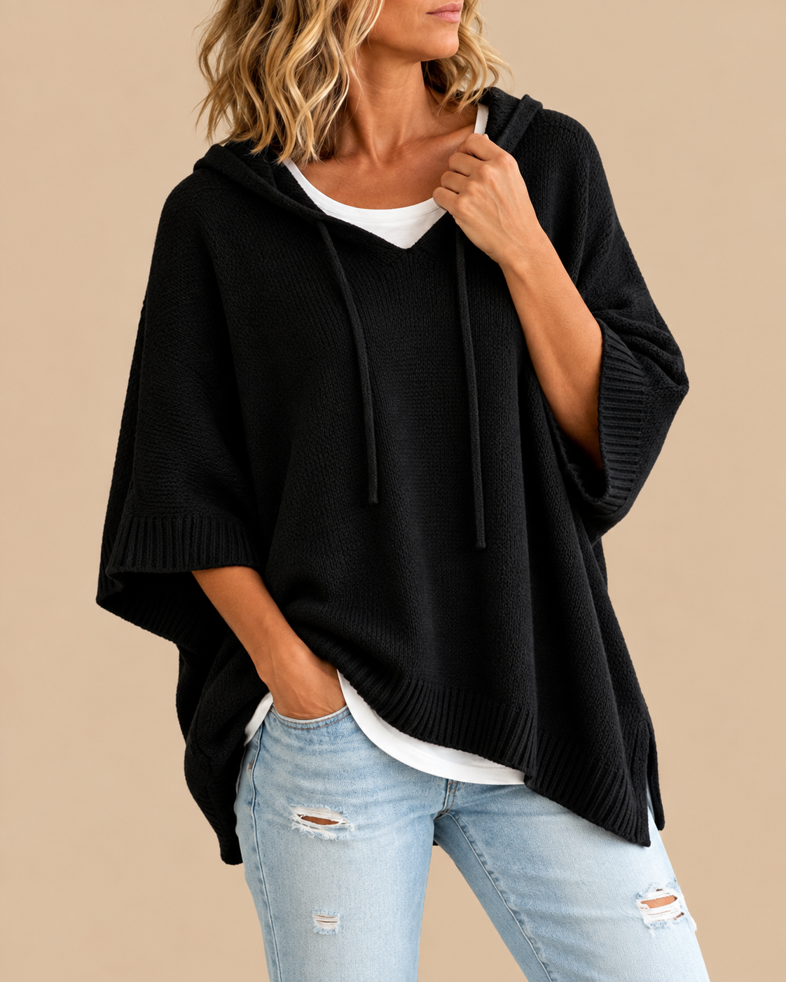 Patricia™ | Soft Hooded Poncho