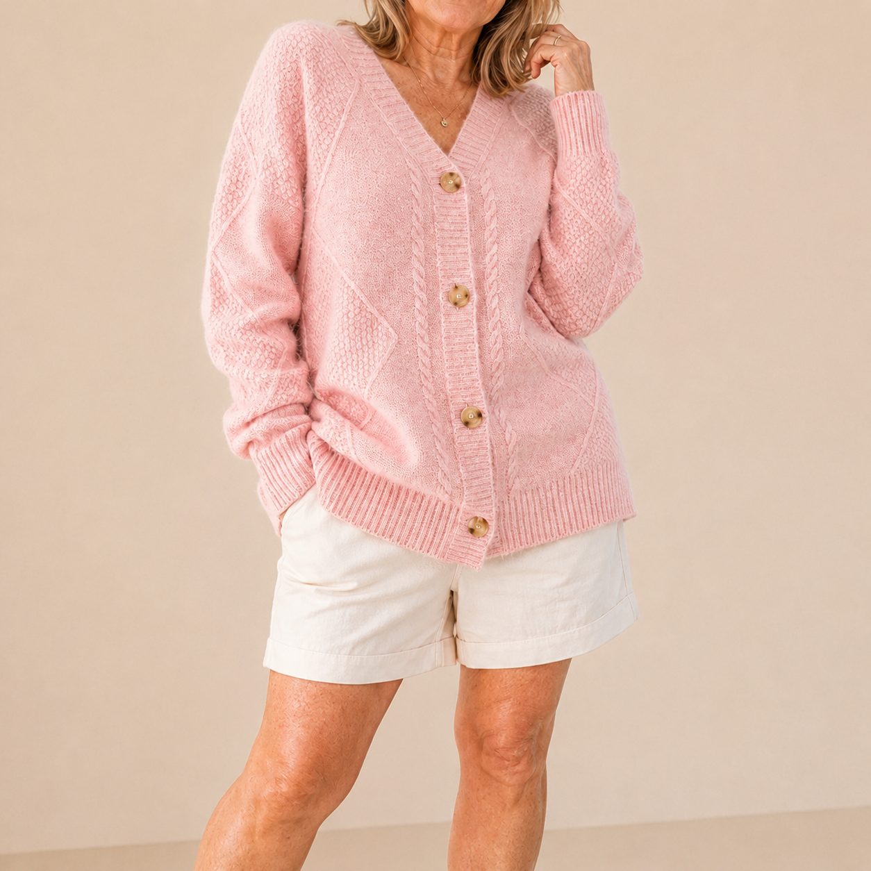 Leah™ | Soft Knit Cardigan with Buttons
