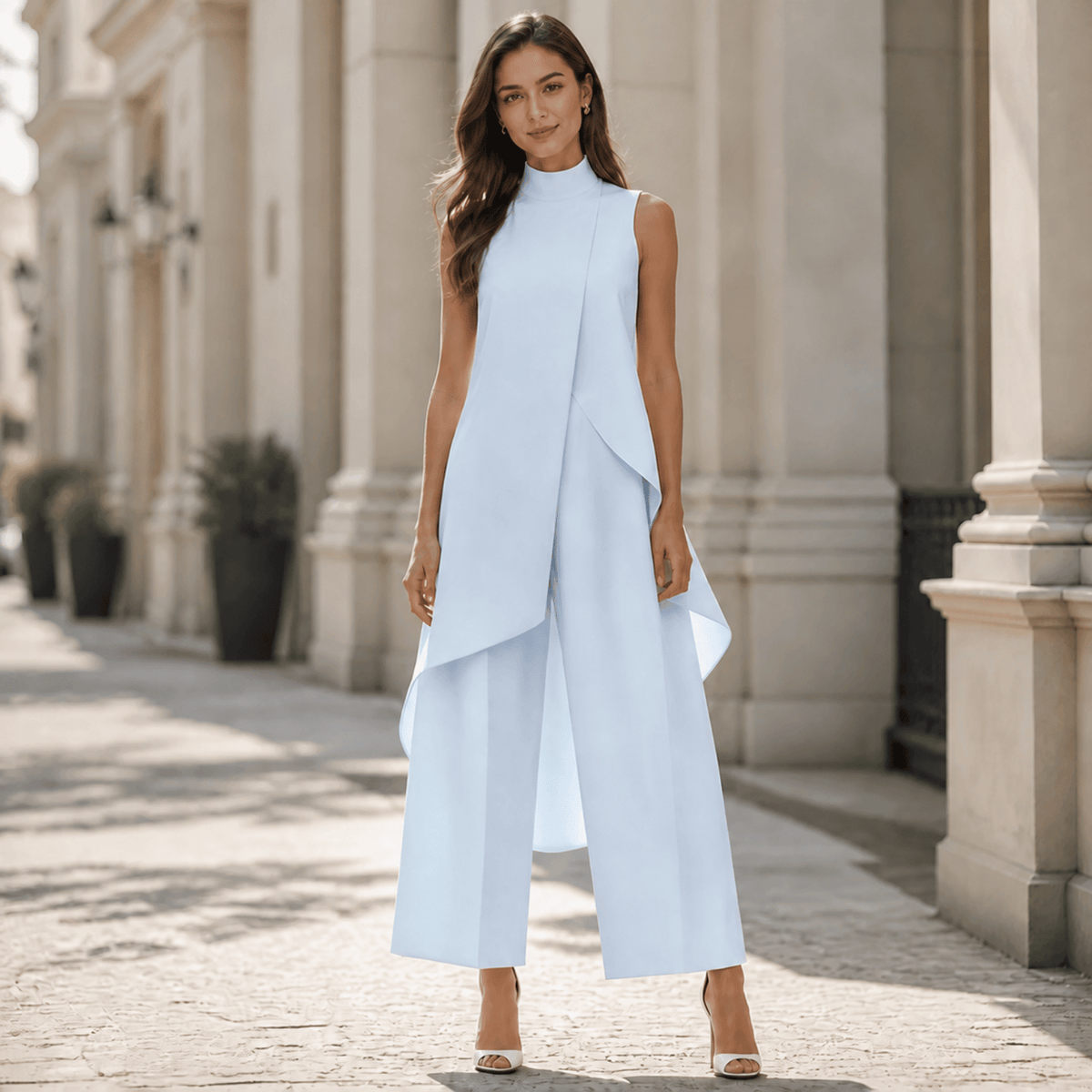 Diane™ | Elegant Sleeveless Set with Wide Pants 6