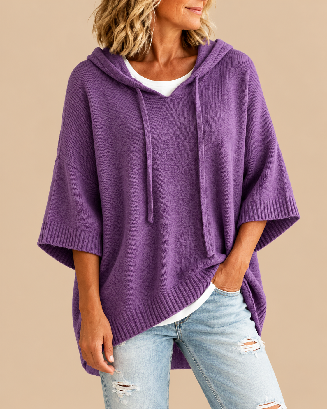 Patricia™ | Soft Hooded Poncho