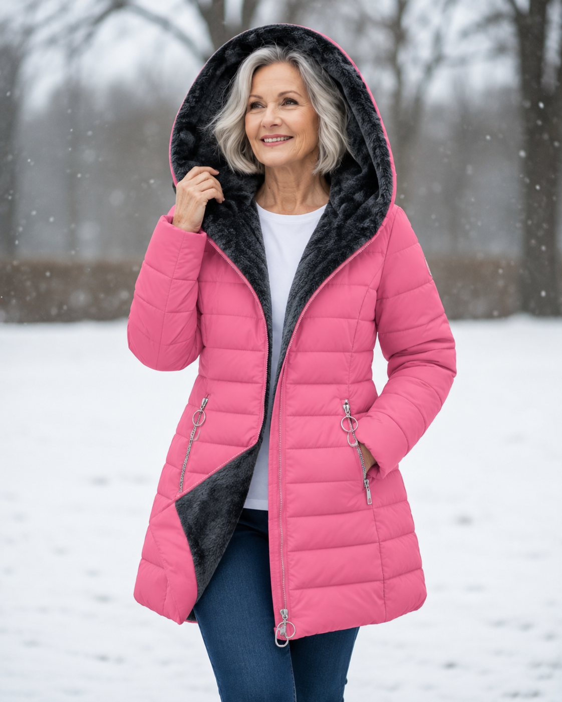 Lily™ | Warm Padded Winter Jacket with Hood