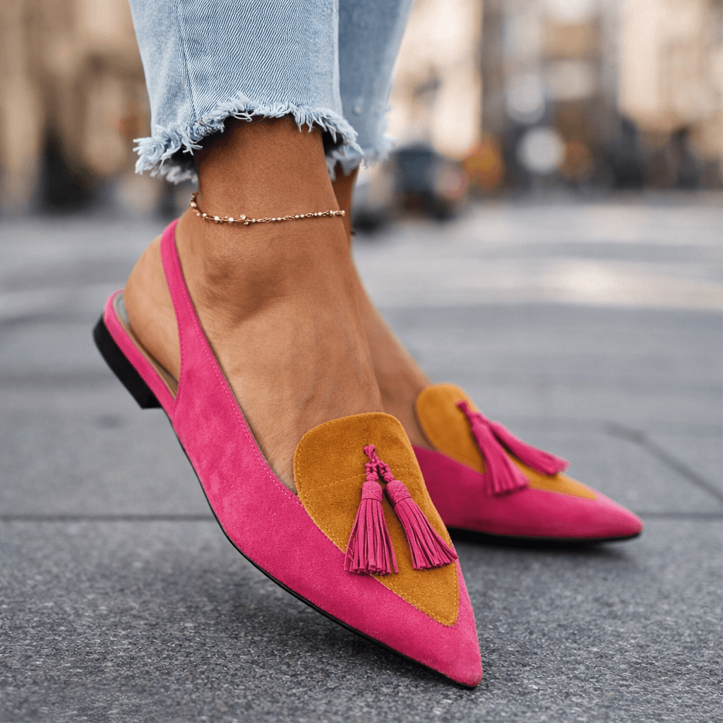 Stella™ | Elegant Slingback Sandals with Tassels