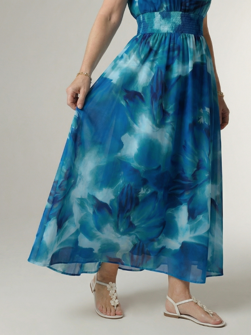 Paige™ | Tummy-Flattering Halter Midi Dress